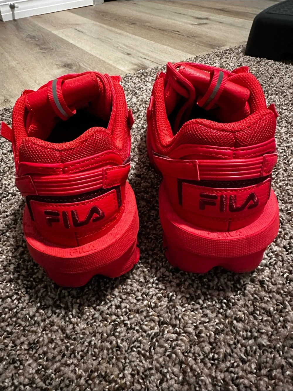 Fila Women's All-Red Athletic Sneakers